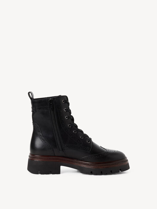 Enkellaarsje, BLACK LEATHER, hi-res