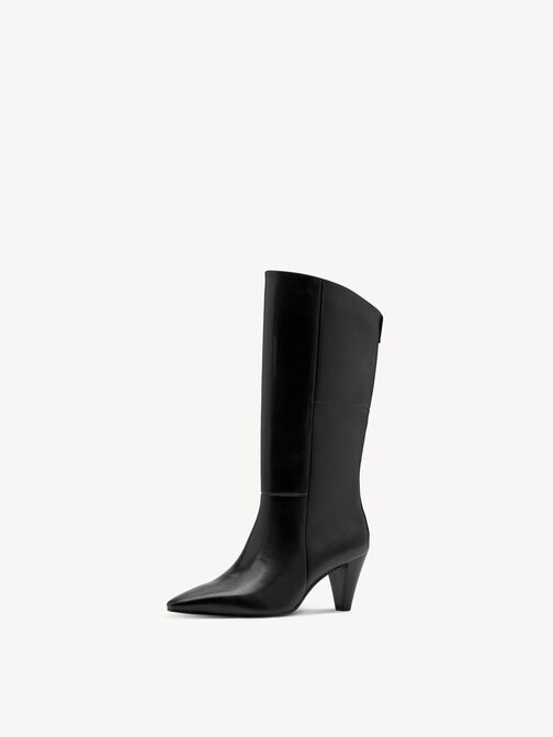 Bottine, BLACK LEATHER, hi-res