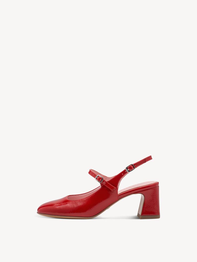 Escarpin - rouge, RED PATENT, hi-res