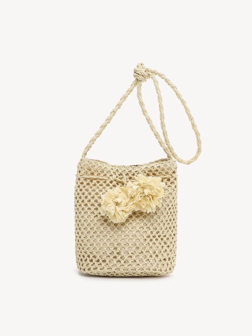 Schoudertas, beige, hi-res