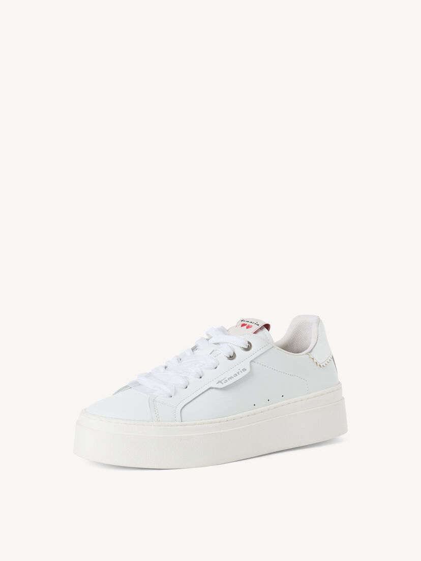 Sneaker - wit, WHITE LEATHER, hi-res