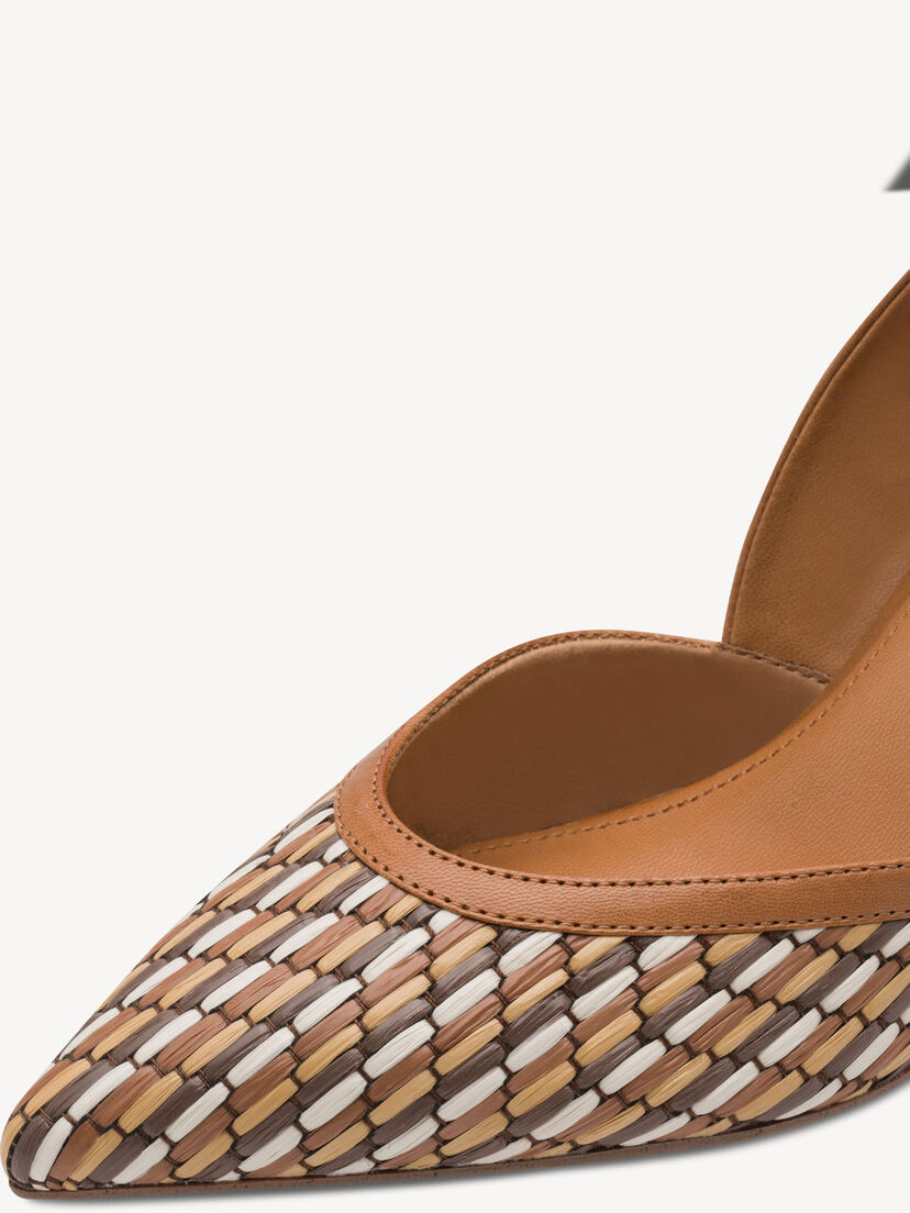 Slingpumps, COGNAC COMB, hi-res