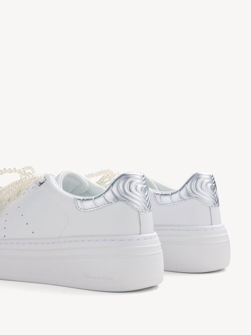 Sneaker, WHITE/SILVER, hi-res