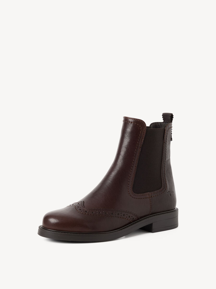 Leren Chelseaboot - bruin, MOCCA, hi-res
