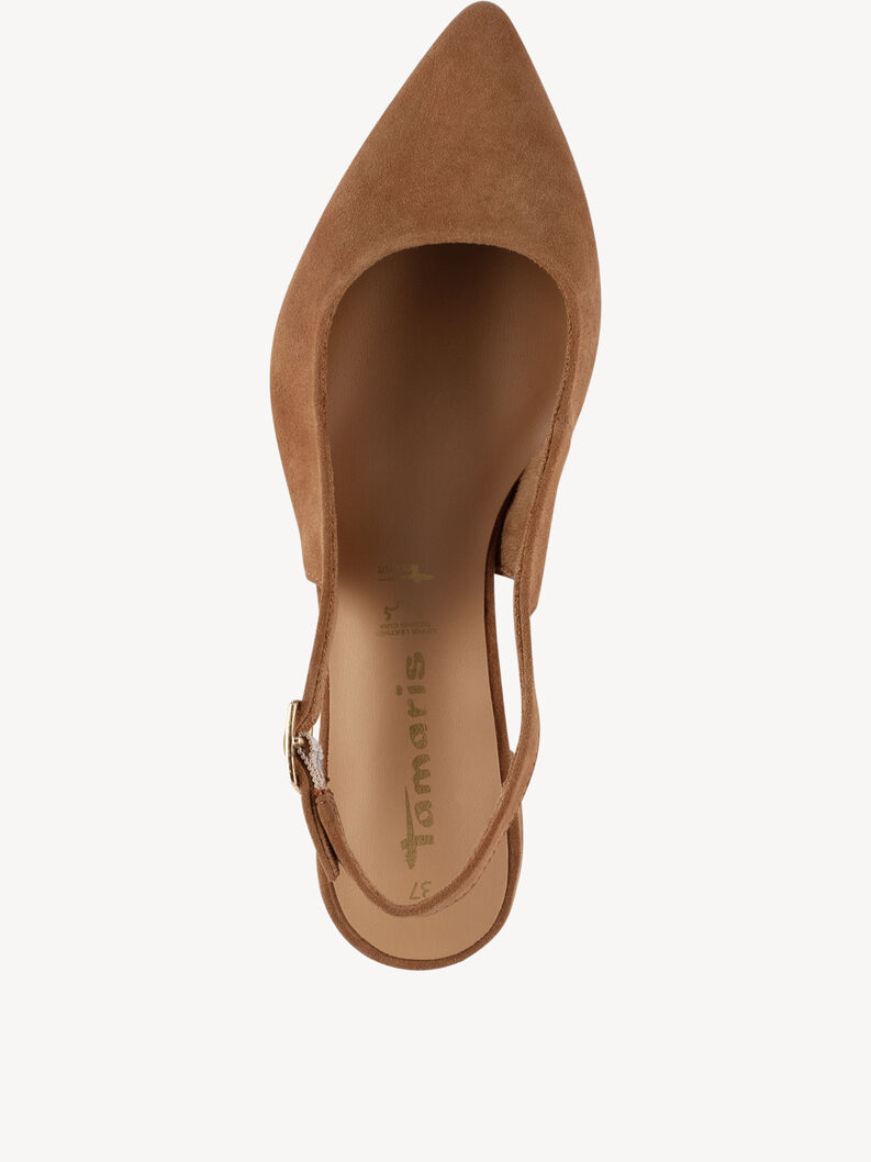 Slingpumps, COGNAC, hi-res
