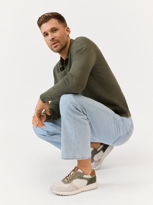 Sneaker, OLIVE COMB, hi-res
