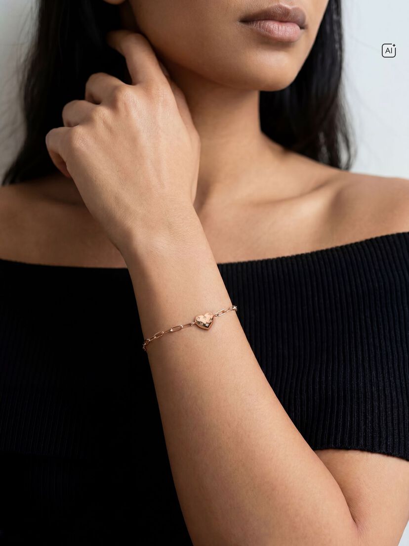 Armband - rosegoud, ros&eacute;gold, hi-res