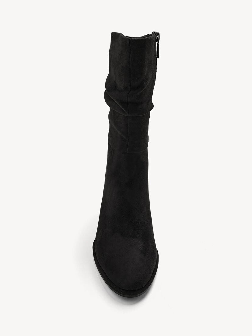Enkellaarsje - zwart, BLACK, hi-res