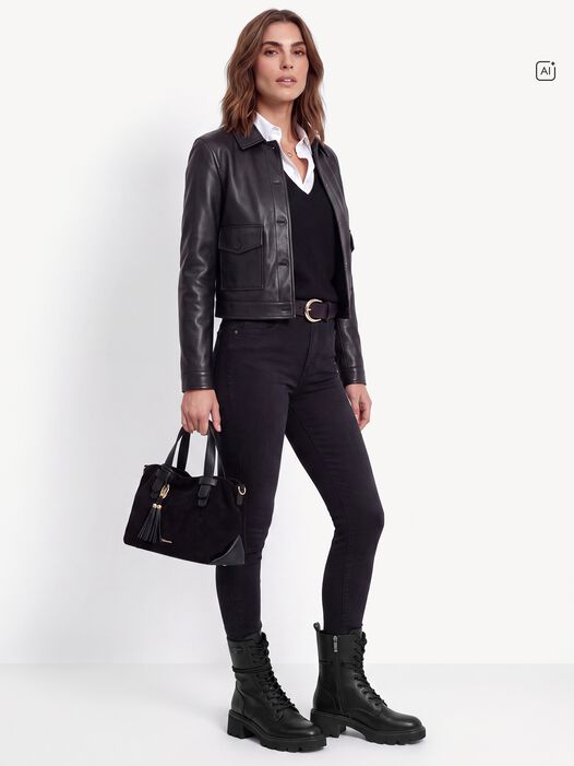 Enkellaarsje, BLACK, hi-res