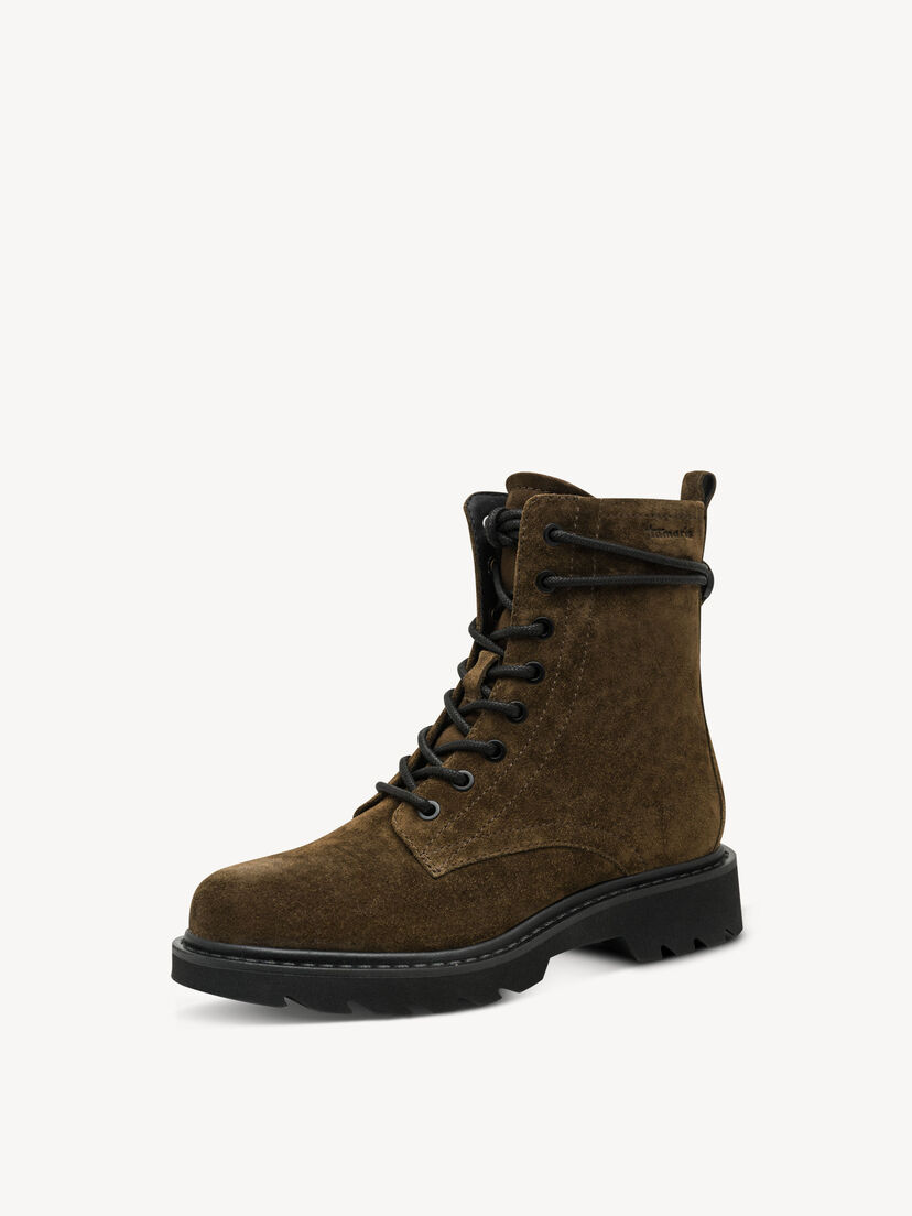 Enkellaarsje - khaki, OLIVE SUEDE, hi-res