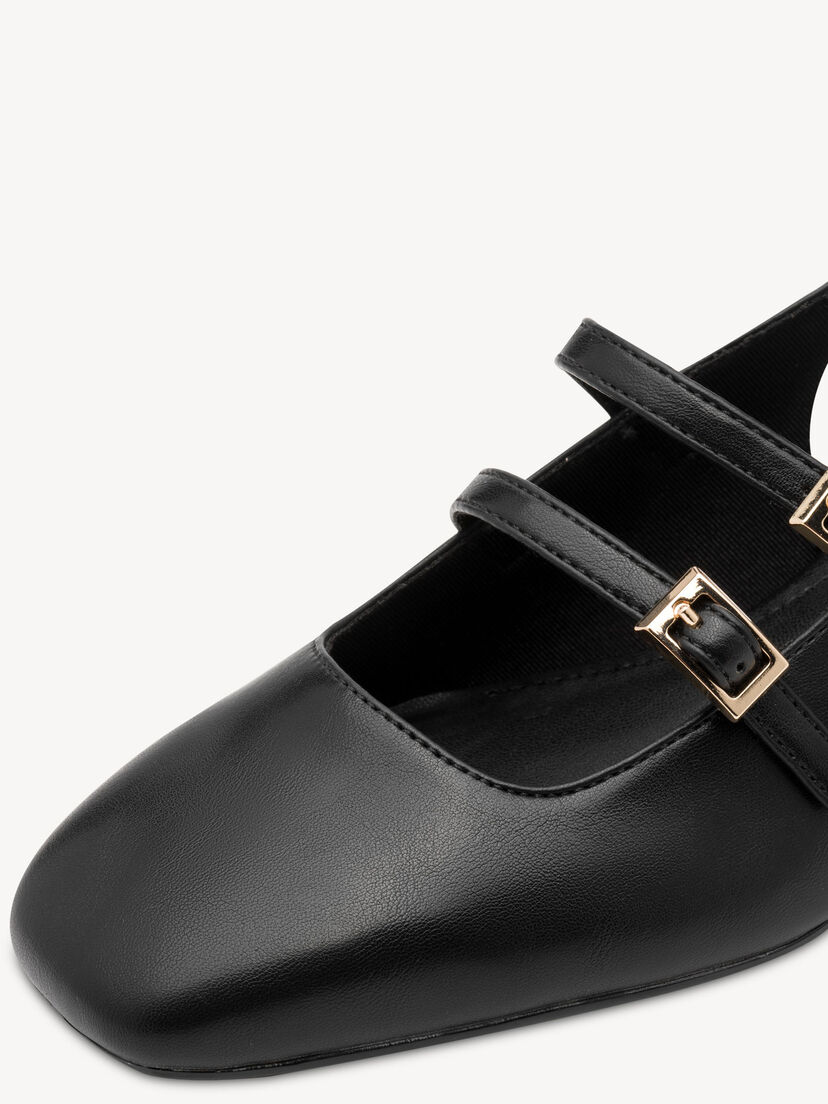 Slingpumps, BLACK UNI, hi-res