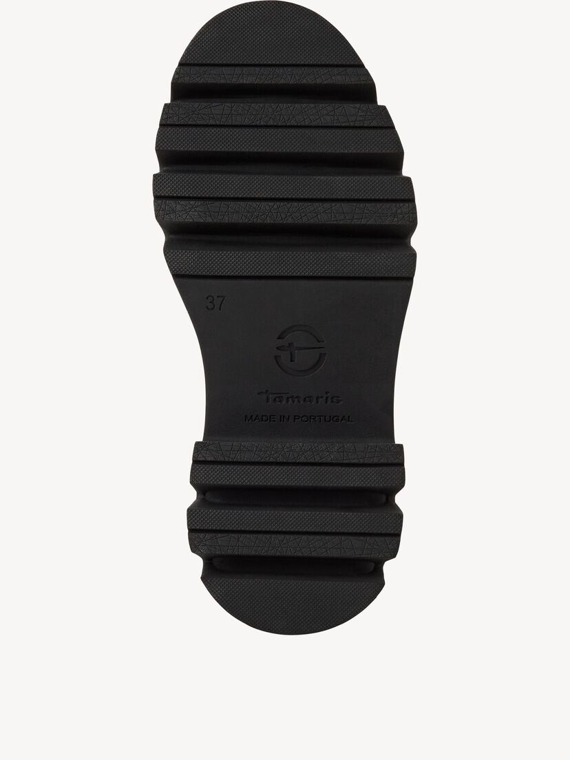 Leren Chelseaboot - zwart, BLACK, hi-res