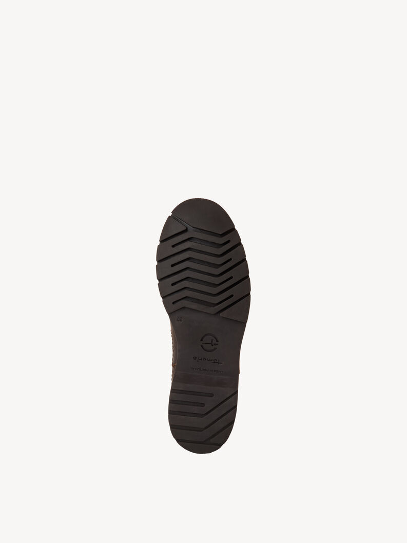 Bottine Chelsea en cuir - marron, BROWN, hi-res