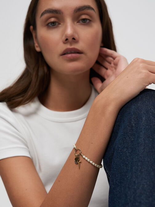 Bracelet, gold, hi-res