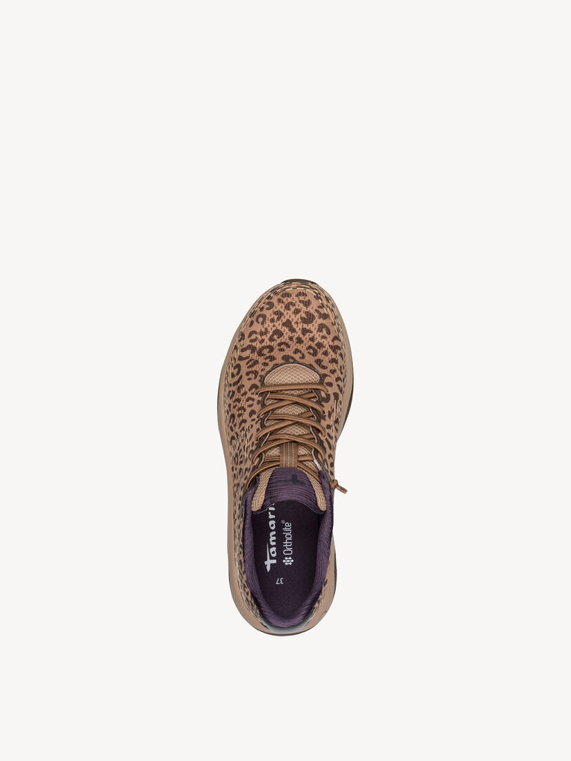 Sneaker - bruin, LEOPARD, hi-res
