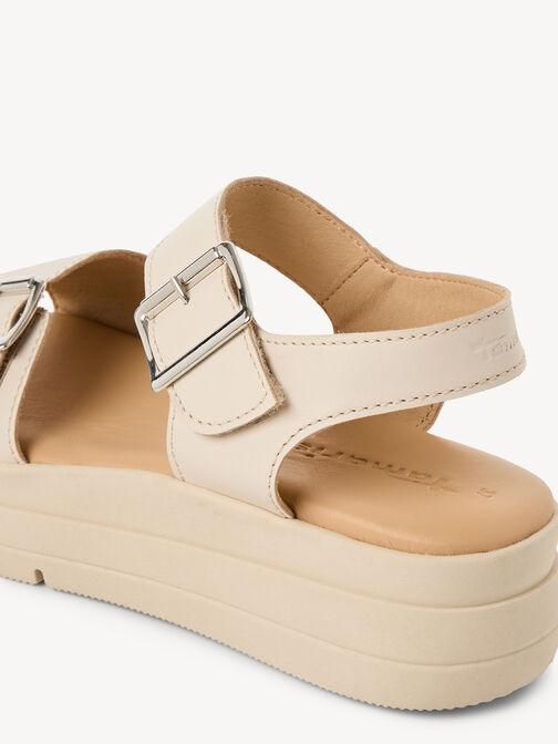 Sandale &agrave; talon, IVORY LEATHER, hi-res