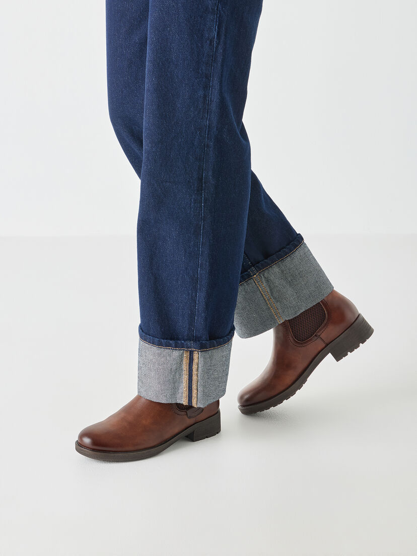 Chelseaboot - bruin, cognac, hi-res