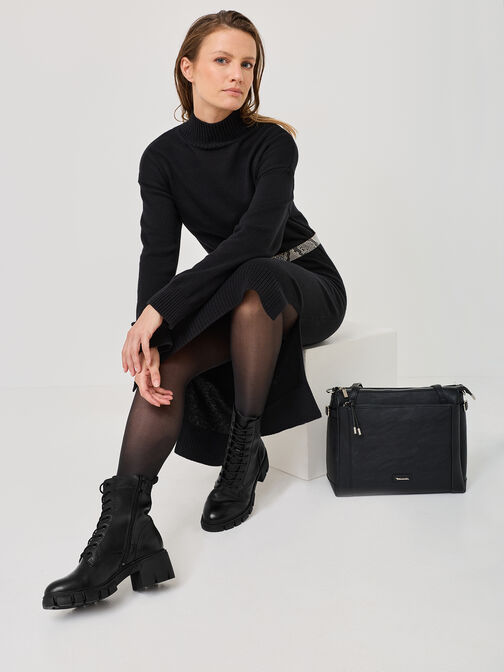 Bottine, BLACK LEATHER, hi-res