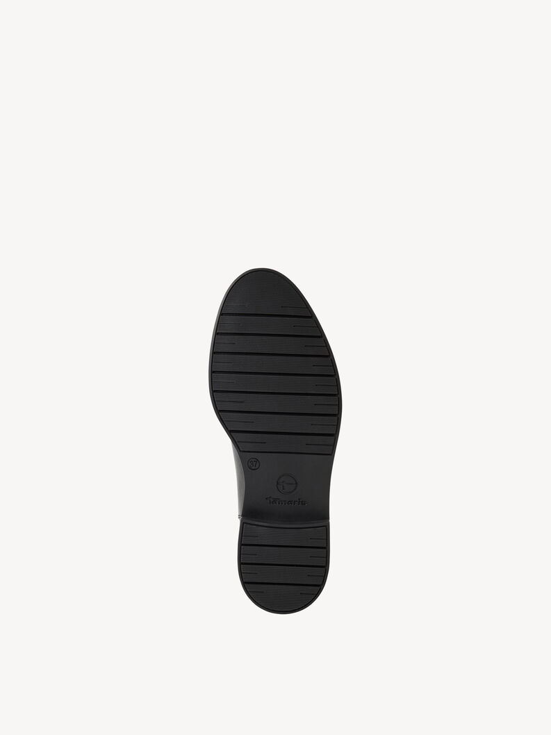 Bottine Chelsea en cuir - noir, BLACK, hi-res