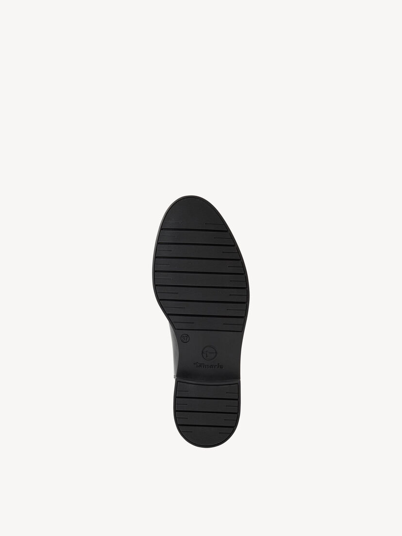 Leren Chelseaboot - zwart, BLACK, hi-res