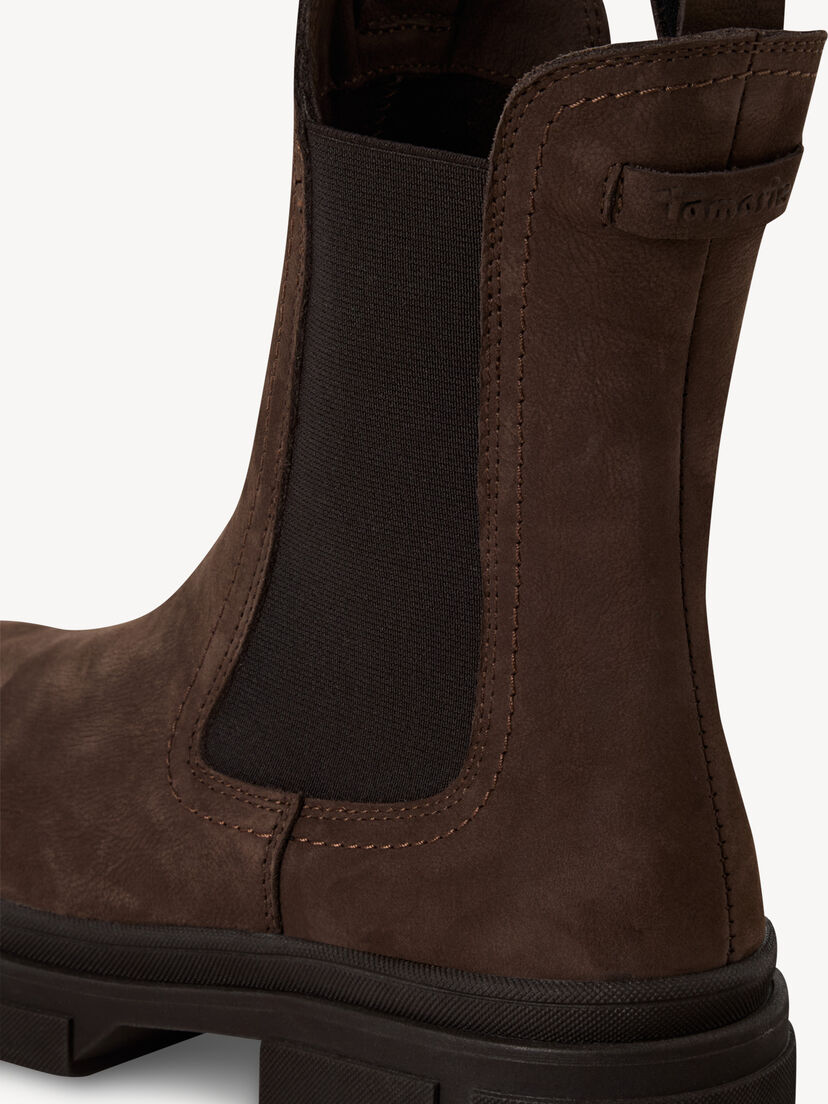 Leren Chelseaboot - bruin, MOCCA NUBUC, hi-res