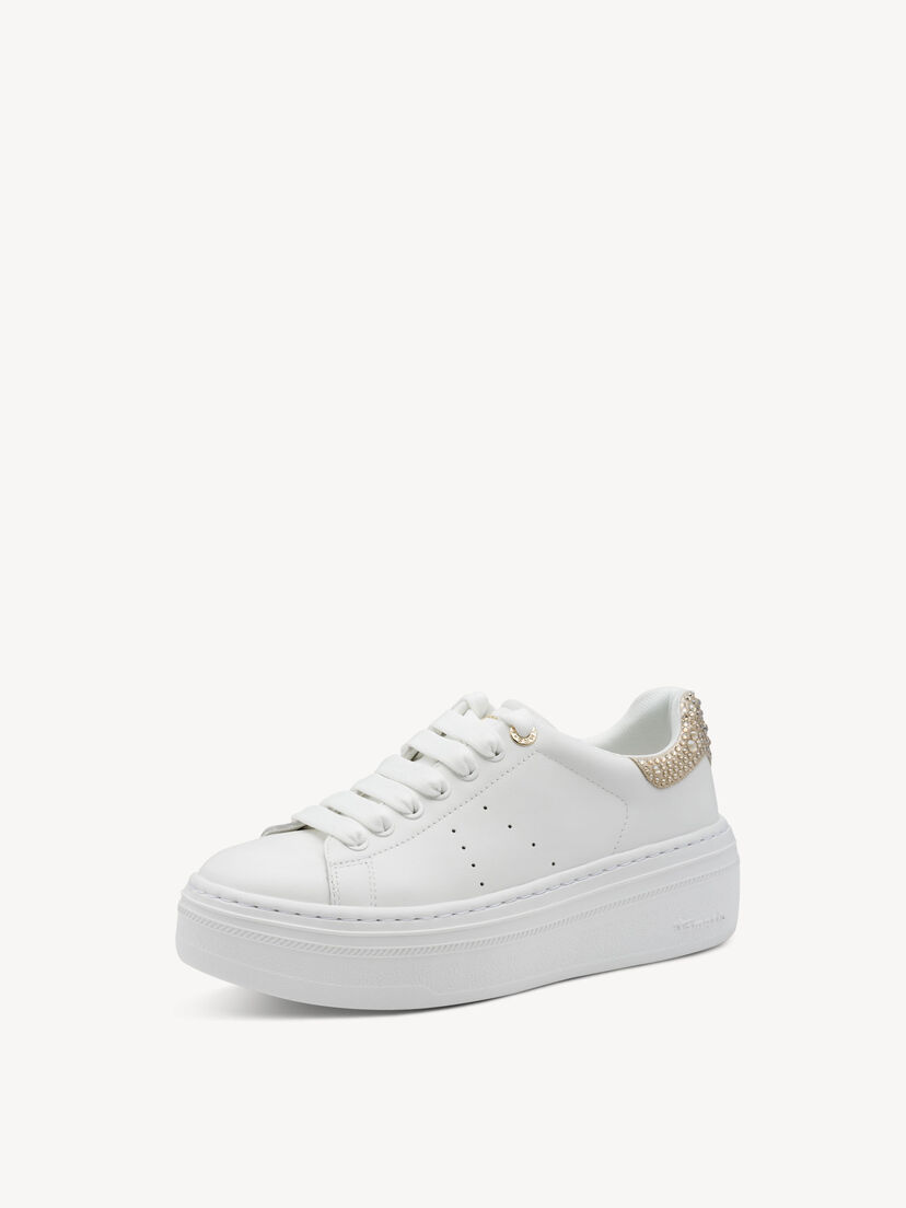Sneaker - wit, WHT/CHAMPAGNE, hi-res