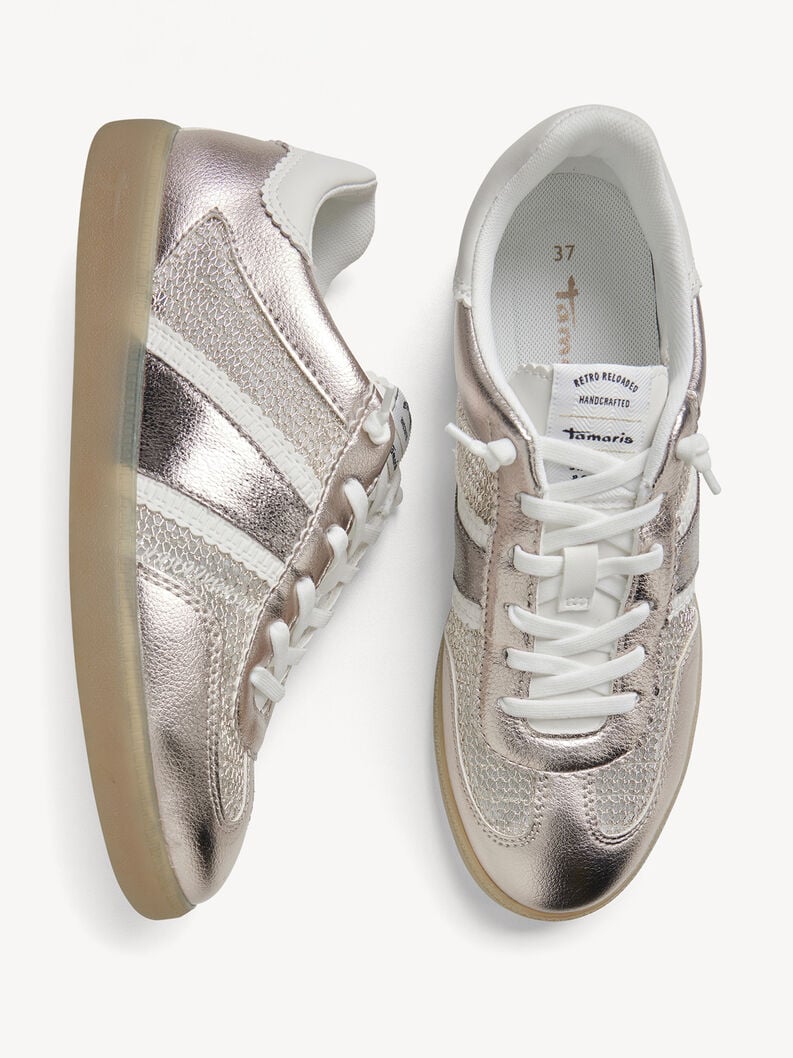 Sneaker - metallic, PLATINUM, hi-res