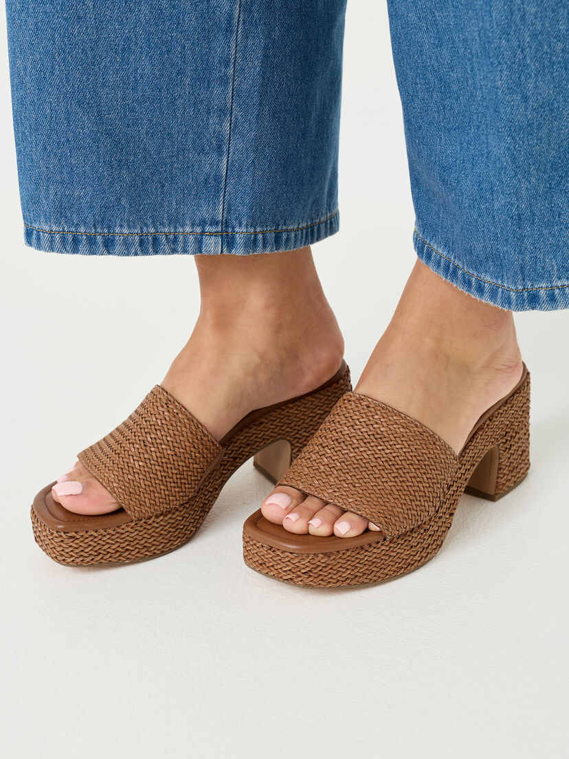 Slipper - bruin, cognac, hi-res