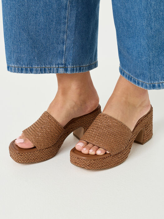 Slipper, cognac, hi-res