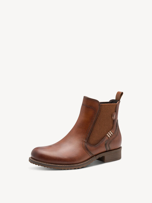 Bottine Chelsea, COGNAC LEATHER, hi-res