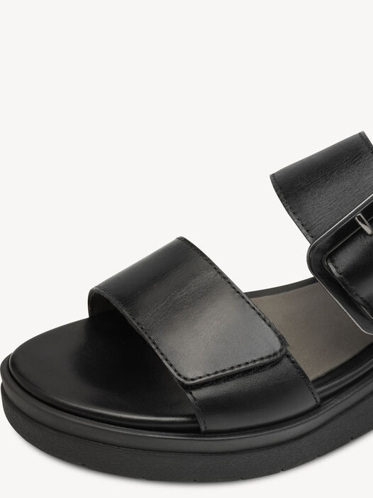 Sandaaltje, BLACK NAPPA, hi-res