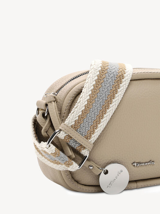 Schoudertas, beige, hi-res
