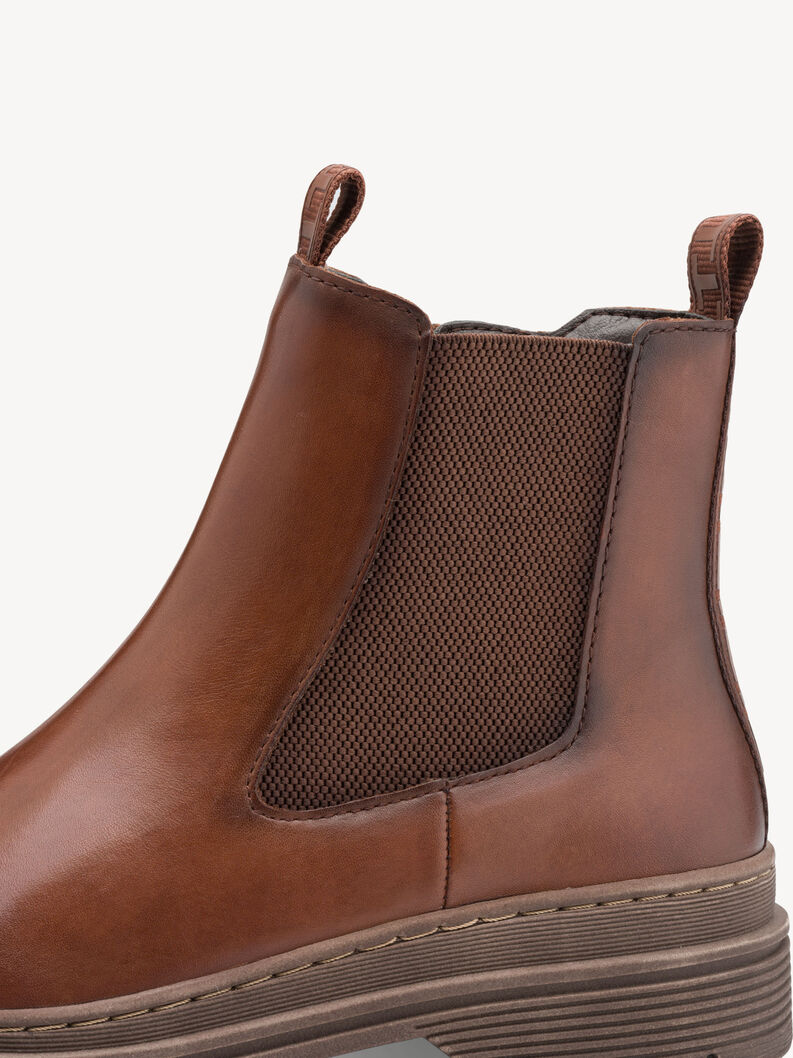 Bottine Chelsea en cuir - marron, MUSCAT LEATHER, hi-res