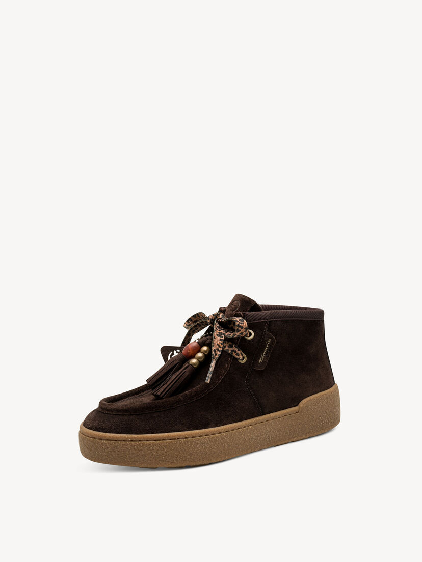 Leren Sneaker - bruin, MOCCA, hi-res
