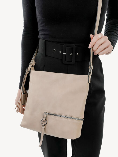 Satchel, taupe, hi-res