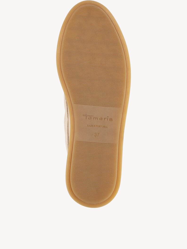 Ledermoccassin - beige, ANTELOPE, hi-res