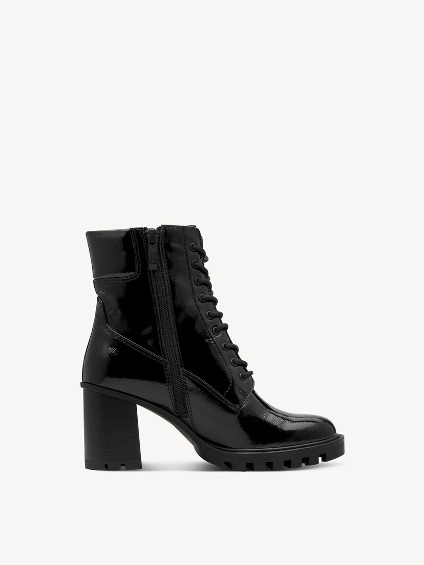 Enkellaarsje - zwart, BLACK PATENT, hi-res