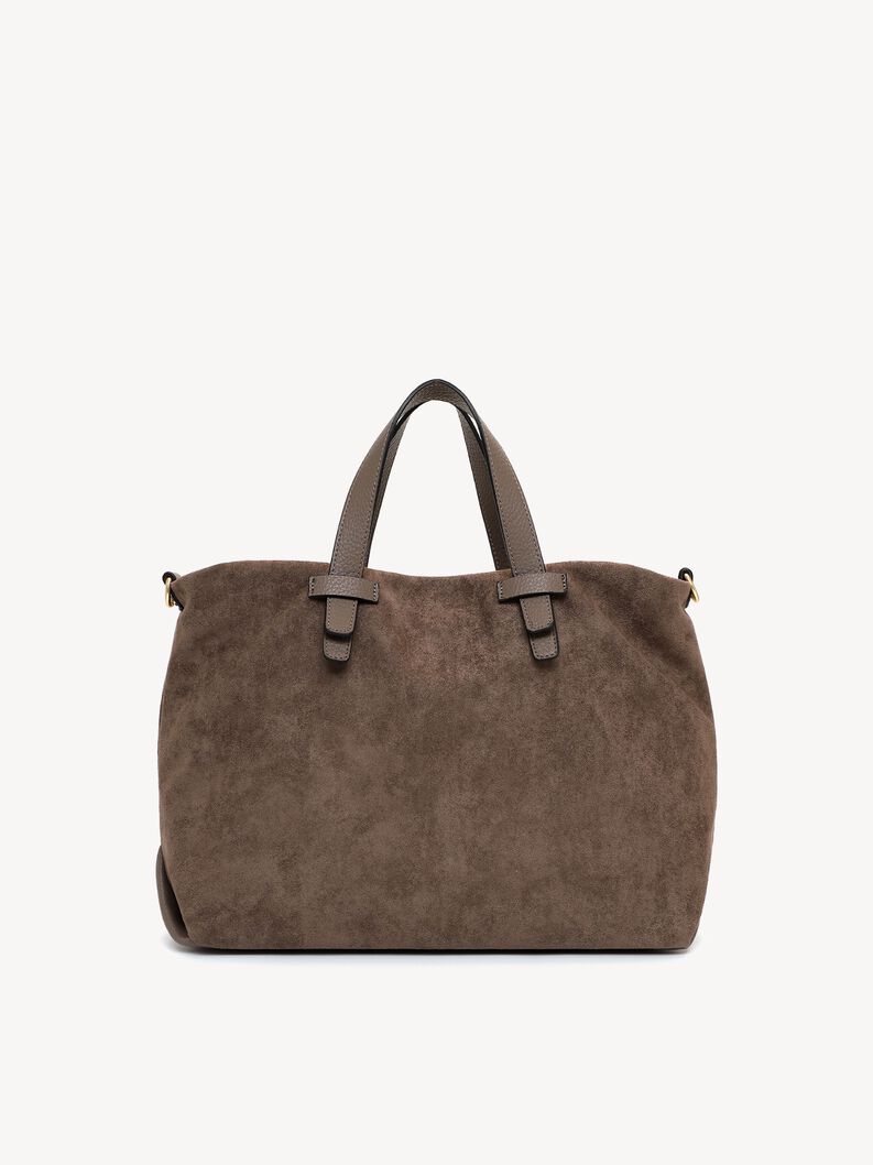 Shopping bag - brown, taupe, hi-res