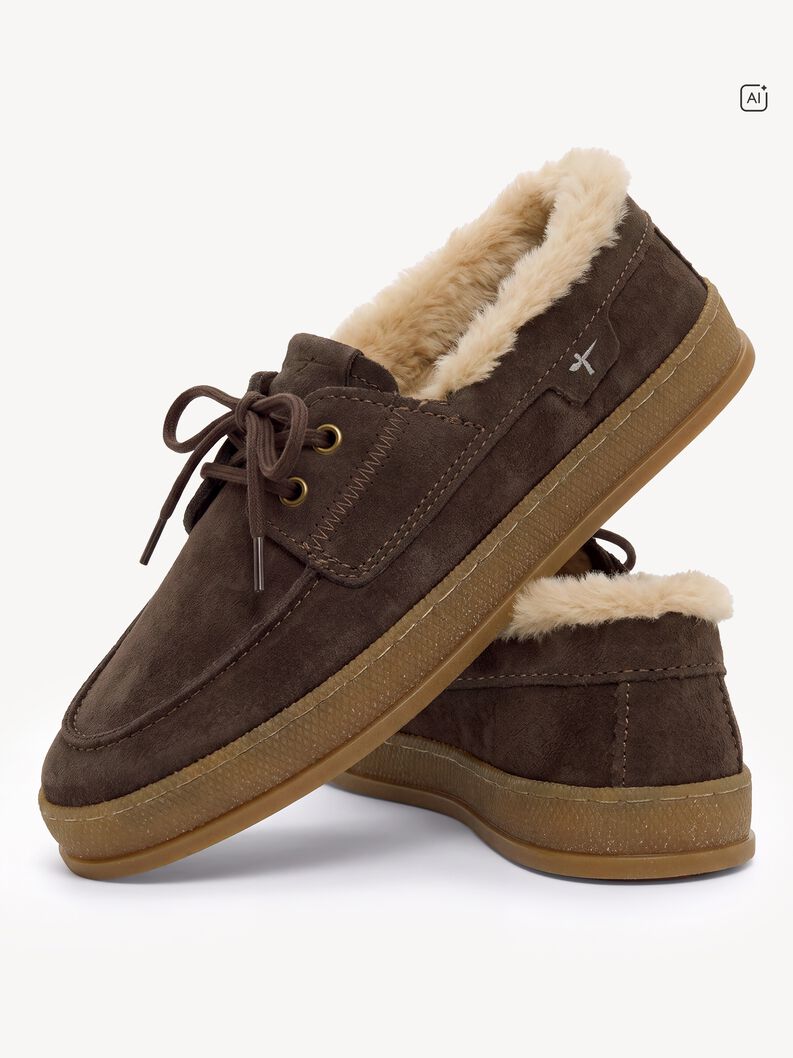 Ledermoccassin - braun, MOCCA, hi-res