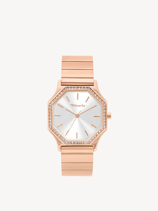 Orologio, ros&eacute;gold-silber sunray, hi-res