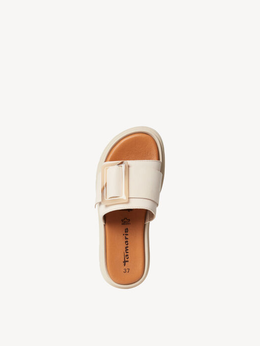 Slipper, IVORY NUBUC, hi-res