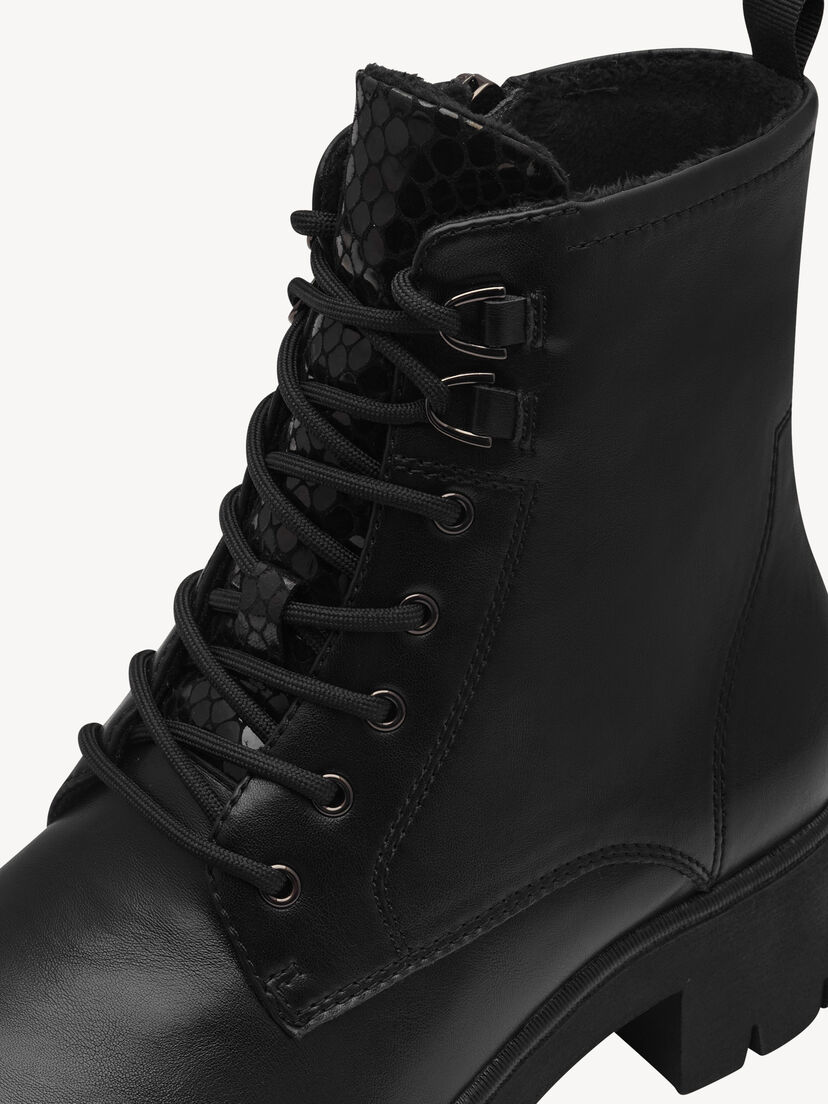 Enkellaarsje, BLACK MATT struc., hi-res