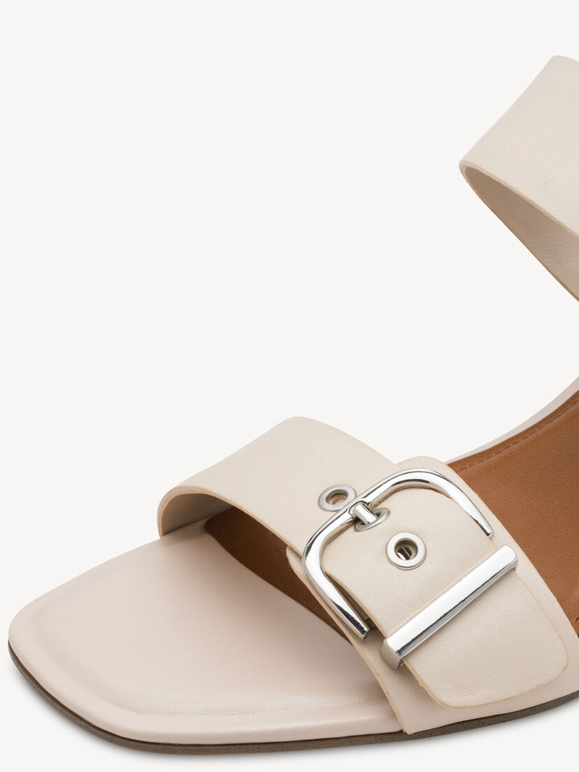 Leren Sandaaltje - beige, IVORY, hi-res