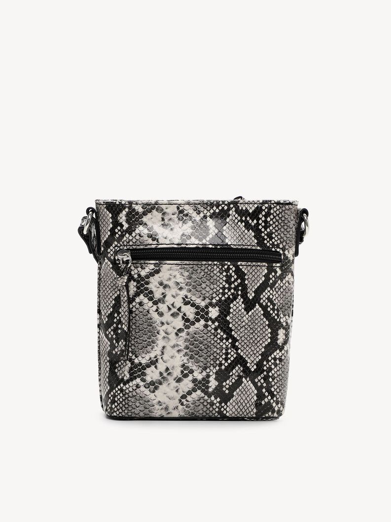Satchel - black, white-snake, hi-res