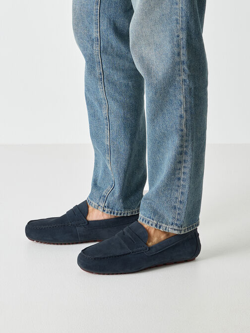 Slipper, NAVY, hi-res