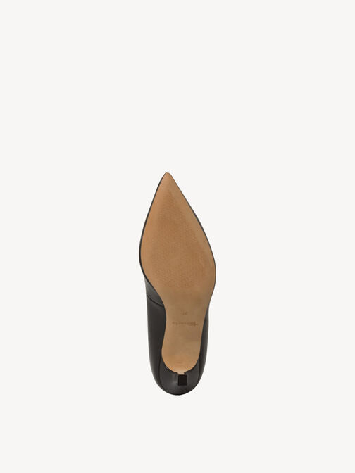 Escarpin, BLACK LEATHER, hi-res