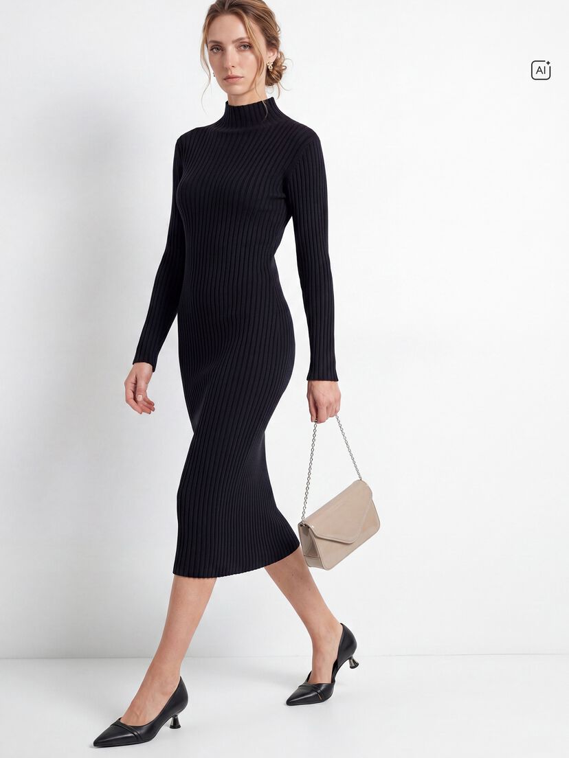 Pumps - zwart, BLACK LEATHER, hi-res