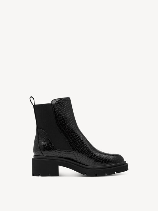 Chelseaboot, BLACK CROCO, hi-res