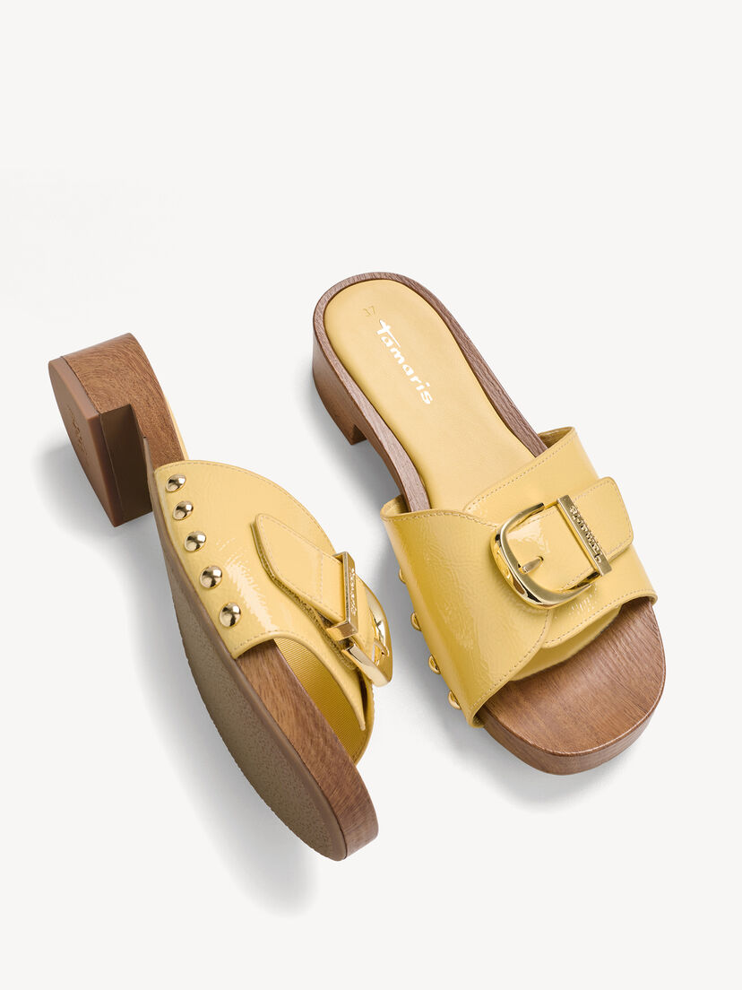 Slipper - geel, YELLOW, hi-res