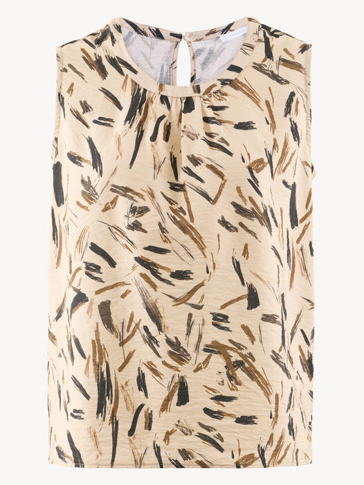 Blouse, Sugar Swizzle Brush Stroke Leo, hi-res